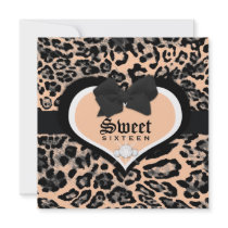 311 Wild at Heart Sweet Sixteen | Quinceanera Custom Announcements