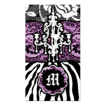 311-WILD MIX N' MATCH ZEBRA PURPLE