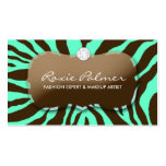 311-Zebra Teaze | Caribbean Business Card