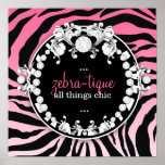 311 Zebra-Tique Melon Posters
