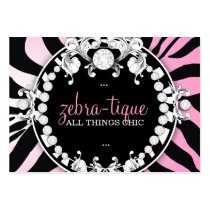 311-Zebra-Tique with Diamonds Sweet Pink