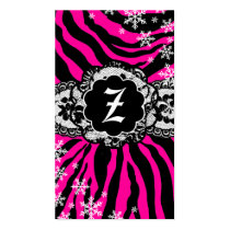 311-Zees Sexy Safari: Flamingo Snowflakes