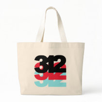 312 Area Code Canvas Bags