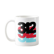 312 Area Code Coffee Mug
