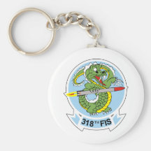 318th Fighter Interceptor Squadron Keychain