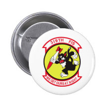 319th Fighter Interceptor Squadron Pinback Buttons