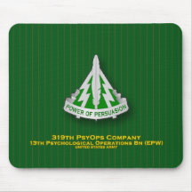 319th Psychological Operations Company DUI Mousepads