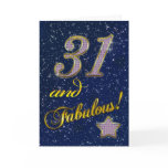 31st Birthday party Invitation Greeting Card