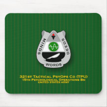 321st Tactical PsycOps Company - TPU DUI Mouse Pads