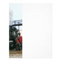 3254 Steam Locomotive Letterhead Design