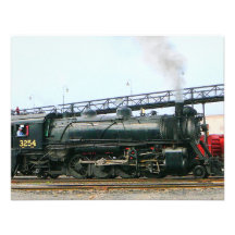 3254 Steam Locomotive Personalized Announcements
