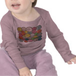 32 visages mobiles de bébé entièrement personnalis t-shirt