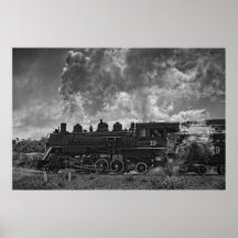 333B STEAM TRAIN (20X30) POSTER