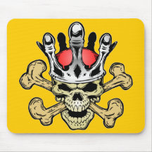 338 Skull King Colour Mouse Pads