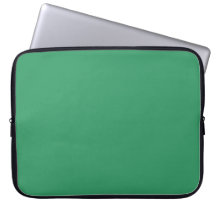 339966 Solid Green Background Laptop Sleeve