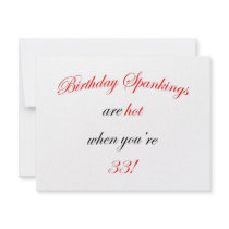 33 Birthday Spanking