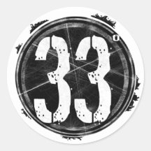 33 Degree Classic Sticker