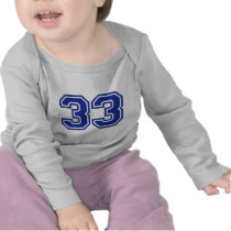 33 - number tee shirts