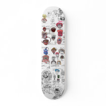 33 PHACED WOOD SKATE BOARD DECK