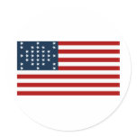 33 Star Fort Sumter American Civil War Flag Sticker