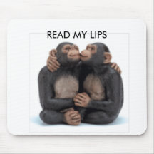 34511, READ MY LIPS MOUSE MAT