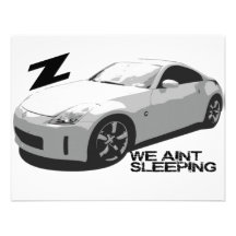 350Z Aint sleeping Invitation