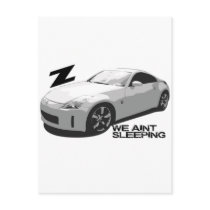 350Z Aint sleeping Post Cards
