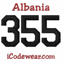 355 Albania Embroidered Hoodie