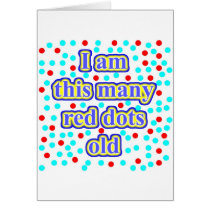 35 Red Dots Old cards