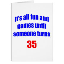 35 Someone turns 35 Cards