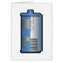 35mm Film Canister Greeting Card