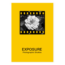 35mm Film Frame 01 - Amber Business Card