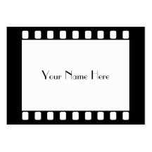 35mm Film, Your Name Here Business Card