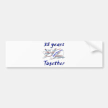 35th. Anniversary Bumper Stickers
