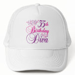 35th Birthday Diva Trucker Hat