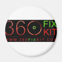360 Fix Kit - Xbox 360 Repair, Red Light Of Death. Refrigerator Magnet