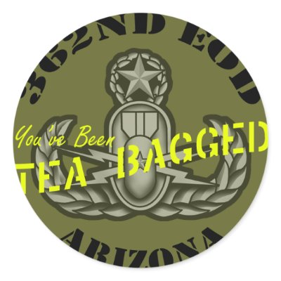 362nd EOD 'You've Been Tea Bagged' Sticker by eodinert