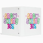 365 Snow Skiing Vinyl Binders