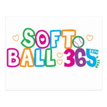 365 Softball Post Cards