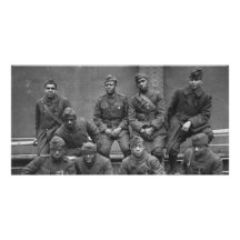 369th Garde nationale Harlem Hellfighters de New Y Carte Avec Photo