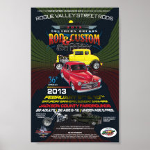 36th Annual SO Rod & Custom Show Canvas Poster