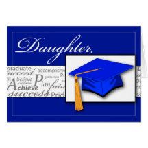 3727 Daughter Graduation Words Card