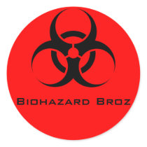 376px-Biohazard_symbol.svg, Biohazard Broz Stickers