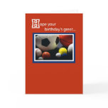 3968 Birthday All Sports Greeting Card