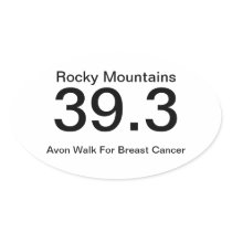 39.3 Rocky Mountains Sticker