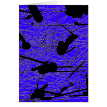 39-81 Black and White Splatter Paint Cards