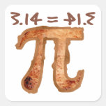 3.14 = PI.E SQUARE STICKER
