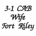 3-1 CAB WifeFort Riley embroidered shirts