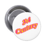 3\4 Century  Magenta Button