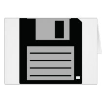 3.5 floppy disc greeting cards